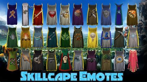 Runescape 3 All Skillcape Emotes 2020 99 Capes Quest Max Cape