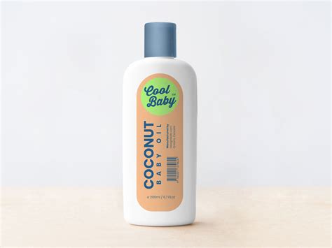 Download Get 43+ Coconut Oil Bottle Mockup Free Download