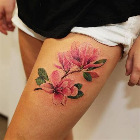 44 Beautiful Magnolia Tattoo Designs Page 2 Of 4 Tattooadore