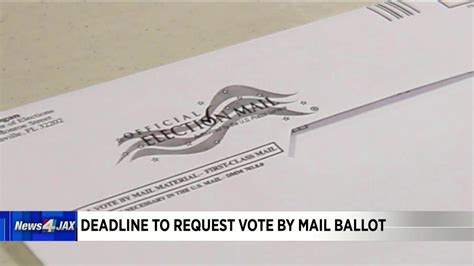 Deadline To Request Mail In Ballot Youtube