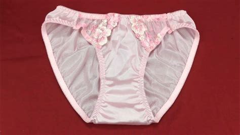 Pink Nylon Panties Panty Bikini Sexy With Lace Japanese Style Size M กางเกงในเซ็กซี่ 322