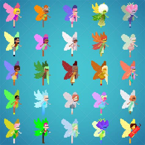 Fairies 2d Pixel Art Pack By Pop Shop Packs