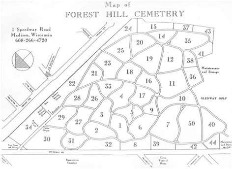 Forest Hill Cemetery Map Official Version Forest Hill Cemetery A Guide