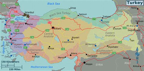 Click on the turkije satelliet to view it full screen. Turkey Regions Map • Mapsof.net