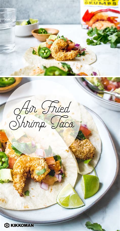 There are fish tacos and then there are baja fish tacos! Air-Fried Panko Shrimp Tacos with Avocado Salsa | Recipe ...