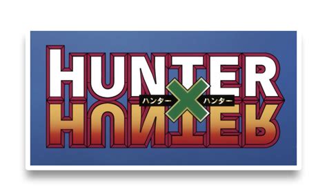 Hunter X Hunter Logo Sticker Tomde Studio