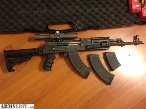 Armslist For Saletrade Wasr 10 Romanian Ak47 With Russian Sniper