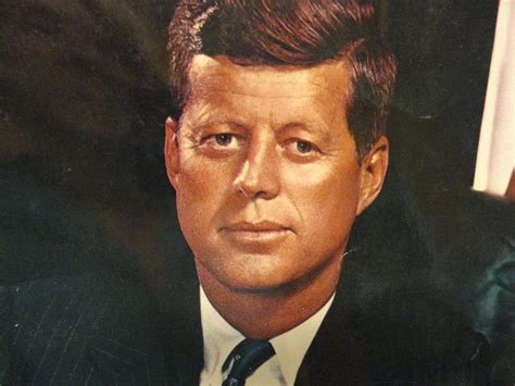 Jfk Kennedy Color Portrait By Bachrach