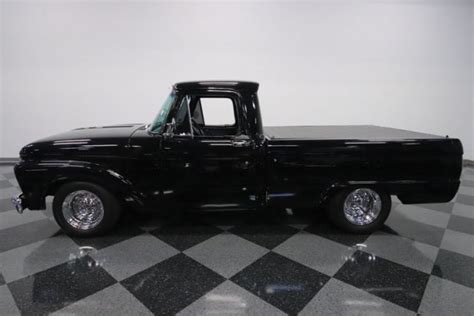 1965 Ford F 100 4484 Miles Black Pickup Truck 390 V8 3 Speed Automatic