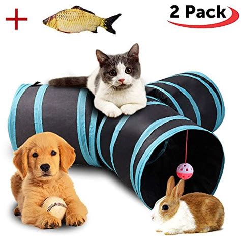 Aolan Cat Tunnel 35 Way Tunnels Extensible Collapsible Cat Play Tunnel