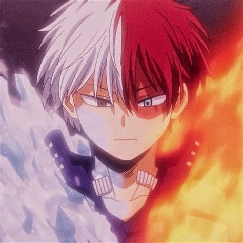 Todoroki Shoto Icon En 2021 Personajes De Anime Dibujos De Anime