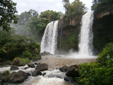 Brazil Rainforest Waterfall