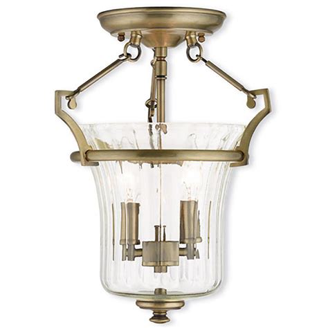 Try lowes or home depot. Feiss Cadence 3-Light Dark Antique Brass Indoor Flushmount ...