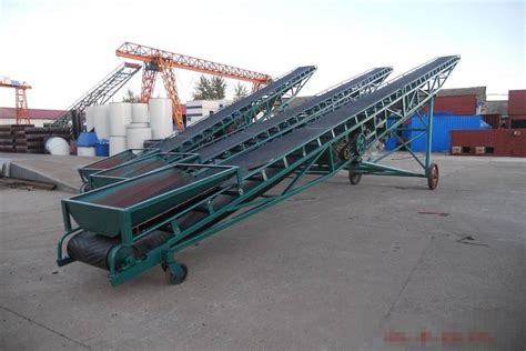 Simple Mobile Belt Conveyor Using In Grain Or Light Cargo Handling