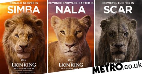 Disney Reveals The Lion King Character Posters And Beyonces Nala Is