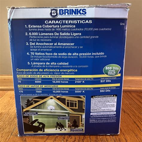 Brinks Dusk To Dawn Activated Security Light New Open Box Ebay