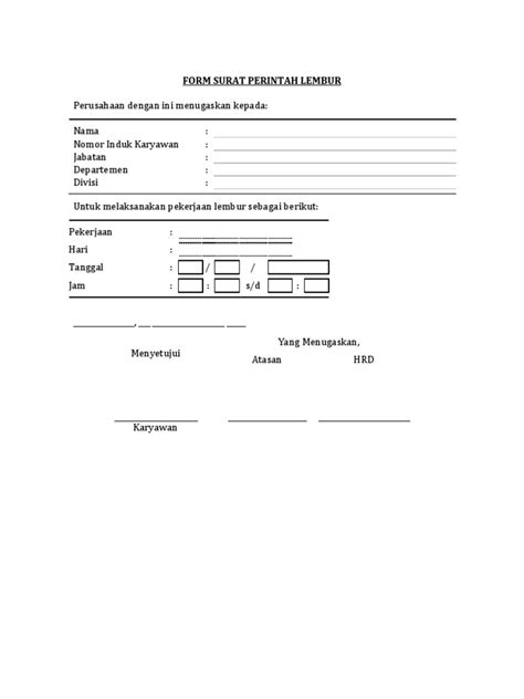 Halaman Unduh Untuk File Contoh Form Surat Perintah Lembur Yang Ke 5