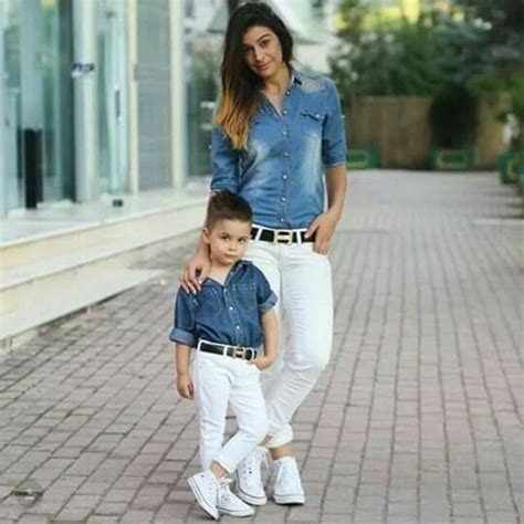Pin By Jacky Quintero On Mom And Son Mother Son Matching Outfits
