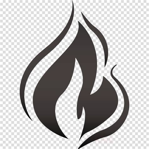 Coloring Book Drawing Flame Fire Black And White Png