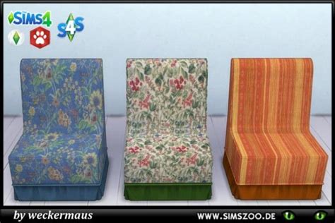 Blackys Sims 4 Zoo Armchair 2 By Weckermaus • Sims 4 Downloads