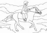 Horse Riding Coloring Pages Printable sketch template
