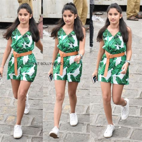 Meet Raveena Tandon S 13 Year Old Daughter Rasha Thadani Snapped Yesterday Arriving For Her