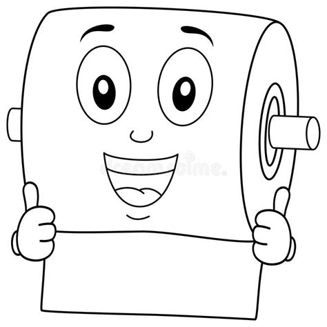 This area is for you to make notes to yourself about the tissue you are observing. Coloring Smiling Toilet Paper Character Stock Vector ...