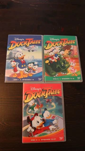 Disneys Ducktales Dvds 3 Volume Set Episodes 1 27 599 Picclick