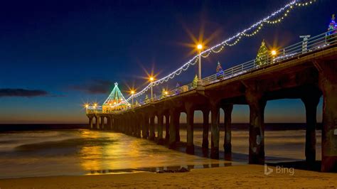 California Manhattan Beach Pier 2016 Bing Desktop