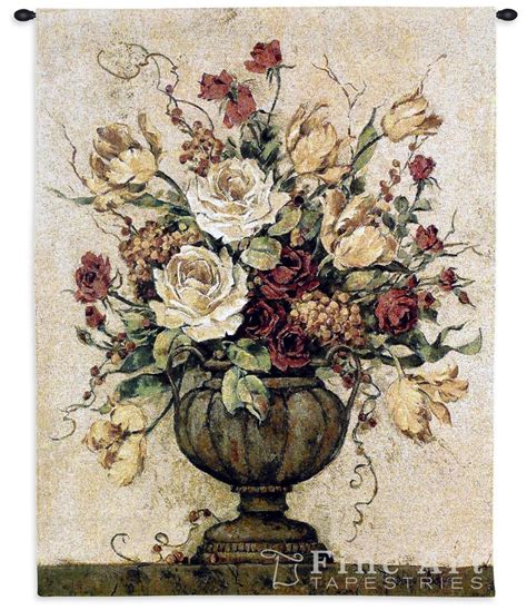 Wall tapestries from europe and usa: Reflections II Tapestry Wall Hanging - Floral Picture, H32 ...