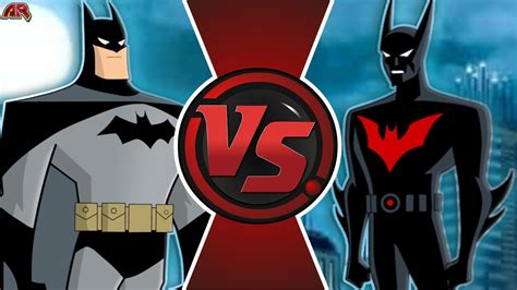 Batman Vs Batman Beyond Bruce Wayne Vs Terry Mcginnis Cartoon