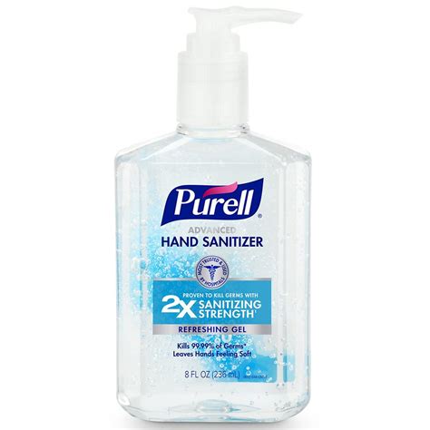 Purell Advanced Hand Sanitizer Sds Sheets