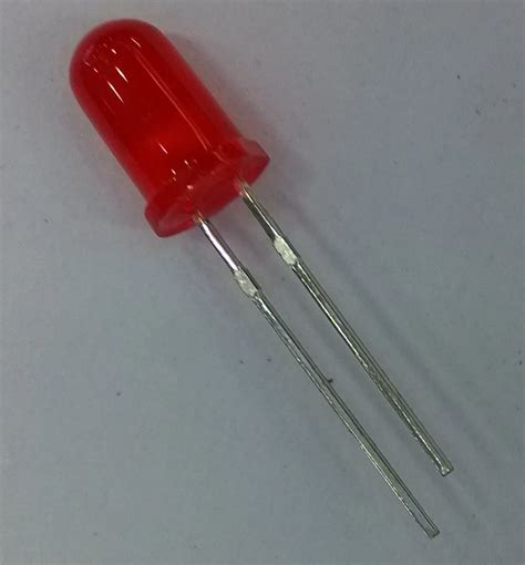 Free Shipping 1000 Pcs Diffused 5mm Red Led Light Emitting Diode F5mm