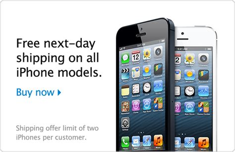 Apple Launches Us Iphone Promotion Offering Free Next Day Shipping On