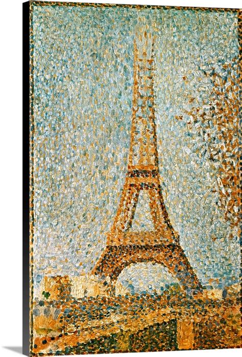 The Eiffel Tower By Georges Seurat Famous Art Handmade Oil Painting On