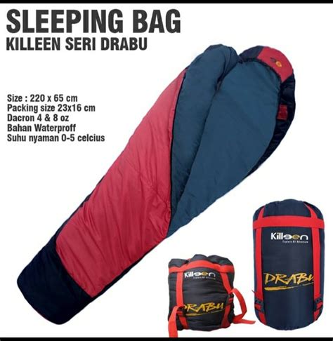 Jual Sleeping Bag Dacron Super Tebal Killeen Drabu 4 8oz Original Extreme Weather Di Lapak