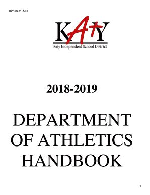 Fillable Online Katy Isd Department Of Athletics Football Program