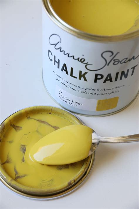 Chalk Paint Annie Sloan English Yellow Giallo