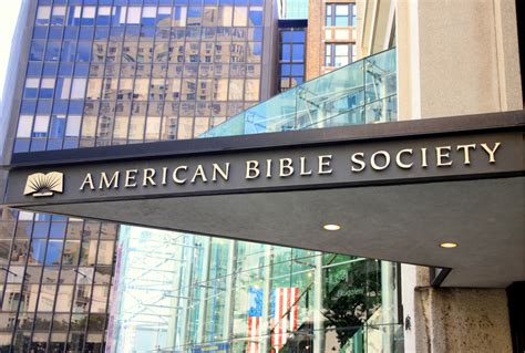How The American Bible Society Became Evangelical Sojourners