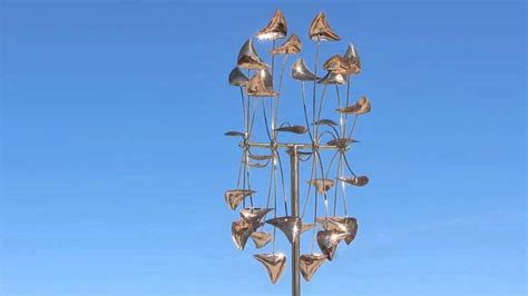 Galaxy Custom Made Copper Kinetic Wind Sculpture By The Copper Works