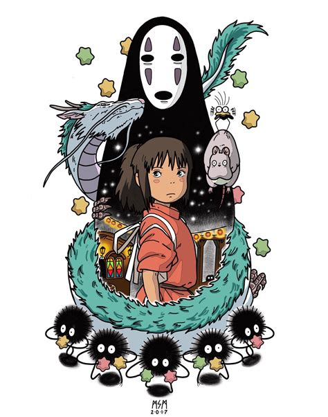Spirited Away Etsy Ghibli Tattoo Studio Ghibli Tattoo Ghibli Art