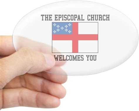 Cafepress The Episcopal Church Welcomes You Sticker Oval