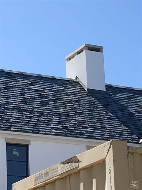 Add exterior style with chimney pots. Transitional Modern Chimney cap #TransitionalBedroomWarm ...