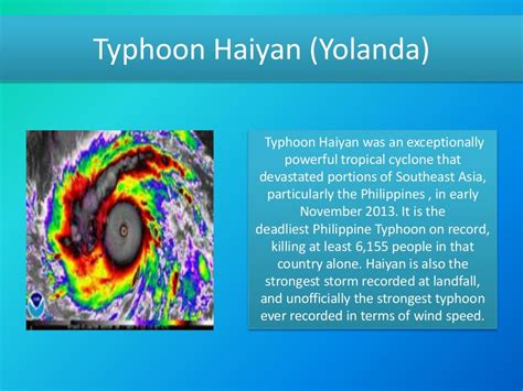 Understanding Typhoons
