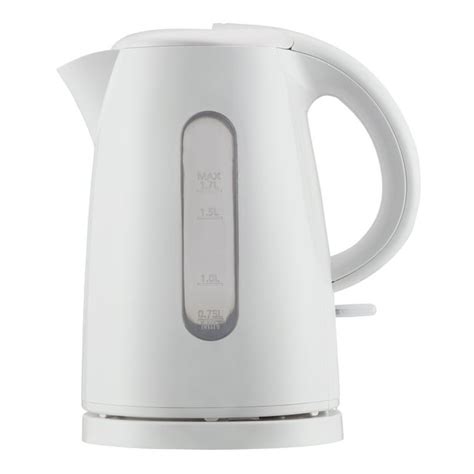 Mainstays 17 Liter Plastic Electric Kettle White