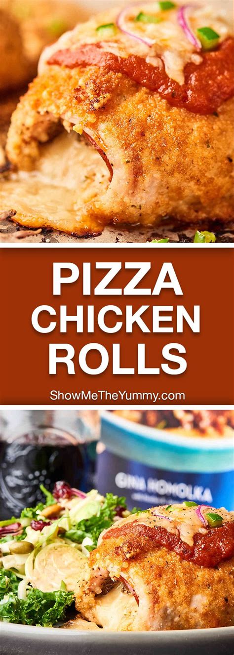 Pizza chicken roll ups recipe …a tender chicken breast stuffed with mozzarella cheese, pepperoni and marinara sauce. A healthy version of a favorite classic, these Pizza ...