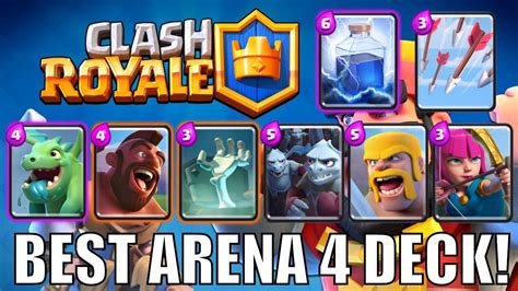 Deck Clash Royale Arena 4 - CLASH ROYALE | BEST ARENA 4 DECK! | EASY WINS! - YouTube