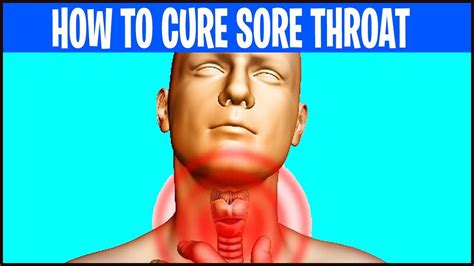 How To Cure A Sore Throat In 1 Minute Youtube