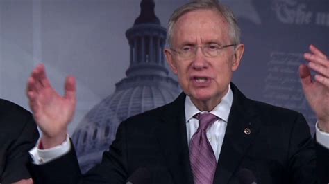 Cnns Dana Bash Asks Sen Harry Reid About The Government Shutdowns