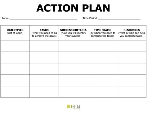 8 Action Plan Templates Excel Pdf Formats Smart Action Plan
